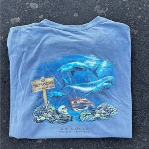 Vintage shark tee